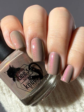 Image provided for Bee's Knees by a paid swatcher featuring the nail polish " Loving Someone is Not a Trap "