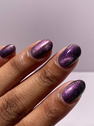 Image provided for Bee's Knees by a paid swatcher featuring the nail polish " Death is its Own Kind of Rebirth "
