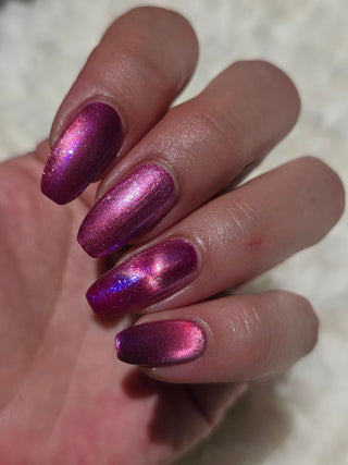 Image provided for Bee's Knees by a paid swatcher featuring the nail polish " The Sharper the Teeth "