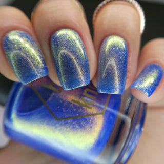 Image provided for Bee's Knees by a paid swatcher featuring the nail polish " Strength of Courage "