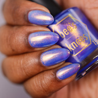 Image provided for Bee's Knees by a paid swatcher featuring the nail polish " Strength of Courage "