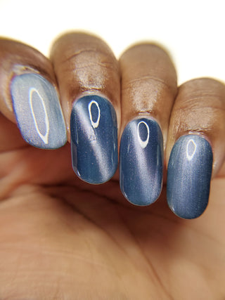 Image provided for Bee's Knees by a paid swatcher featuring the nail polish " Your Dream is at an End "