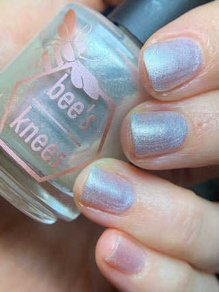 Image provided for Bee's Knees by a paid swatcher featuring the nail polish " Maman "