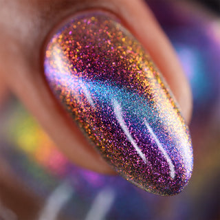 Image provided for Bee's Knees by a paid swatcher featuring the nail polish " Take Me with You "