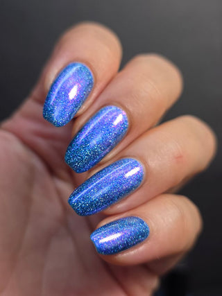 Image provided for Bee's Knees by a paid swatcher featuring the nail polish " Thalassophilia "
