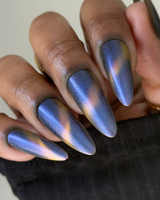 Image provided for Bee's Knees by a paid swatcher featuring the nail polish " Tether "