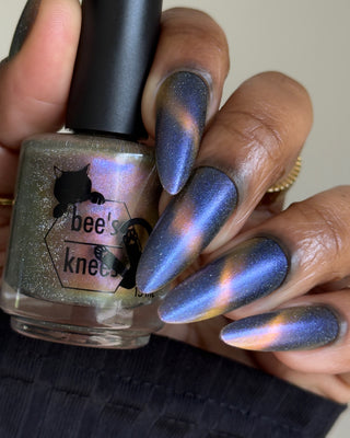 Image provided for Bee's Knees by a paid swatcher featuring the nail polish " Tether "