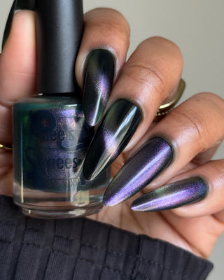 Image provided for Bee's Knees by a paid swatcher featuring the nail polish " That's Our Girl "