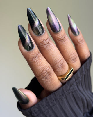 Image provided for Bee's Knees by a paid swatcher featuring the nail polish " That's Our Girl "
