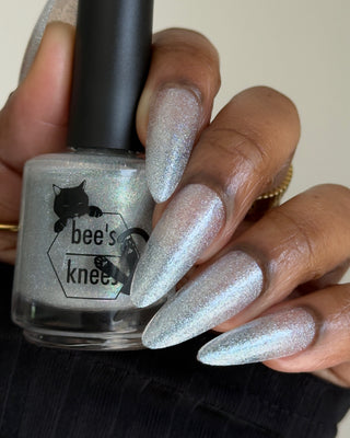 Image provided for Bee's Knees by a paid swatcher featuring the nail polish " The Source "