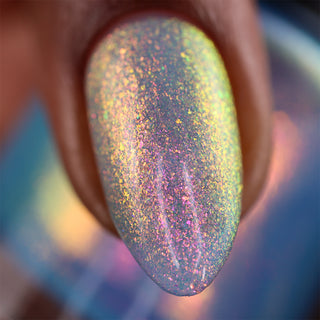 Image provided for Bee's Knees by a paid swatcher featuring the nail polish " They Would Know My Name One Day "