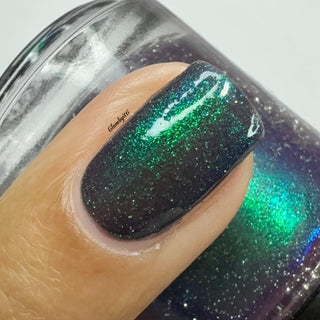 Image provided for Bee's Knees by a paid swatcher featuring the nail polish " Clarity "