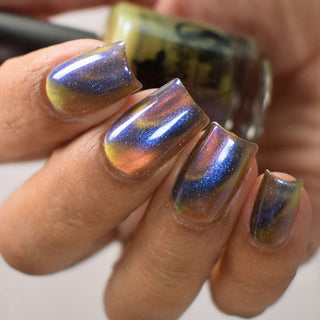 Image provided for Bee's Knees by a paid swatcher featuring the nail polish " Tether "