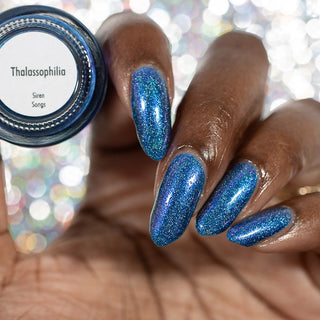 Image provided for Bee's Knees by a paid swatcher featuring the nail polish " Thalassophilia "