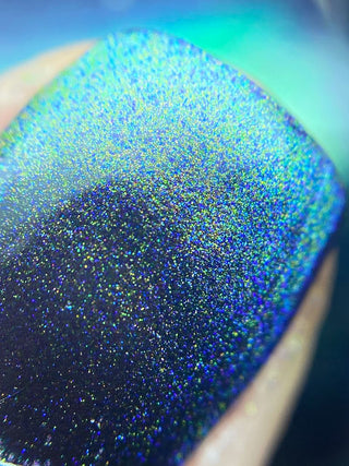 Image provided for Bee's Knees by a paid swatcher featuring the nail polish " An Insane F🦑cking Tentacle Sanctuary "