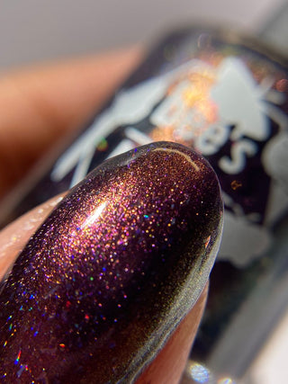 Image provided for Bee's Knees by a paid swatcher featuring the nail polish " Have Care for My Virtue "