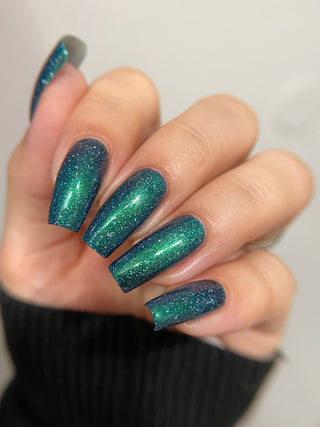 Image provided for Bee's Knees by a paid swatcher featuring the nail polish " Faragathe "