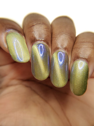 Image provided for Bee's Knees by a paid swatcher featuring the nail polish " There is Nothing But Stone "