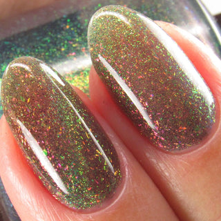 Image provided for Bee's Knees by a paid swatcher featuring the nail polish " Magiphilia "