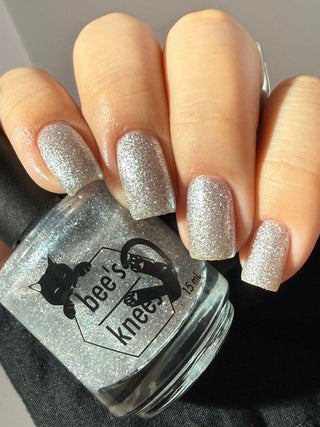 Image provided for Bee's Knees by a paid swatcher featuring the nail polish " Hold Your Unicorns "