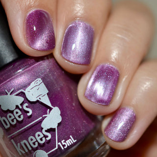 Image provided for Bee's Knees by a paid swatcher featuring the nail polish " Permit Me "