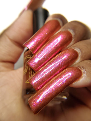 Image provided for Bee's Knees by a paid swatcher featuring the nail polish " It Would Always be Enough "